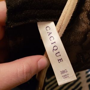 Cacique Intimates & Sleepwear - Modern Lace Balconette Bra 38G Cacique Intimates & Sleepwear - Modern Lace Balconette Bra 38G